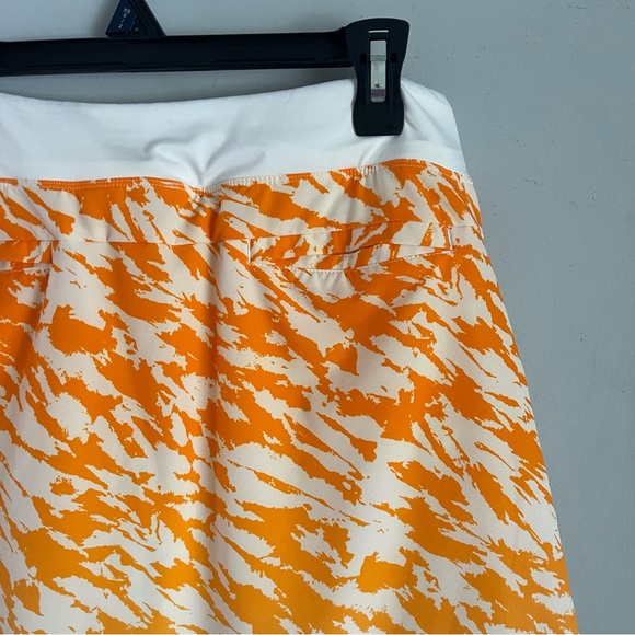 Nike Golf Dr Fit Skort Orange Ombré Print Sz L - Picture 6 of 6